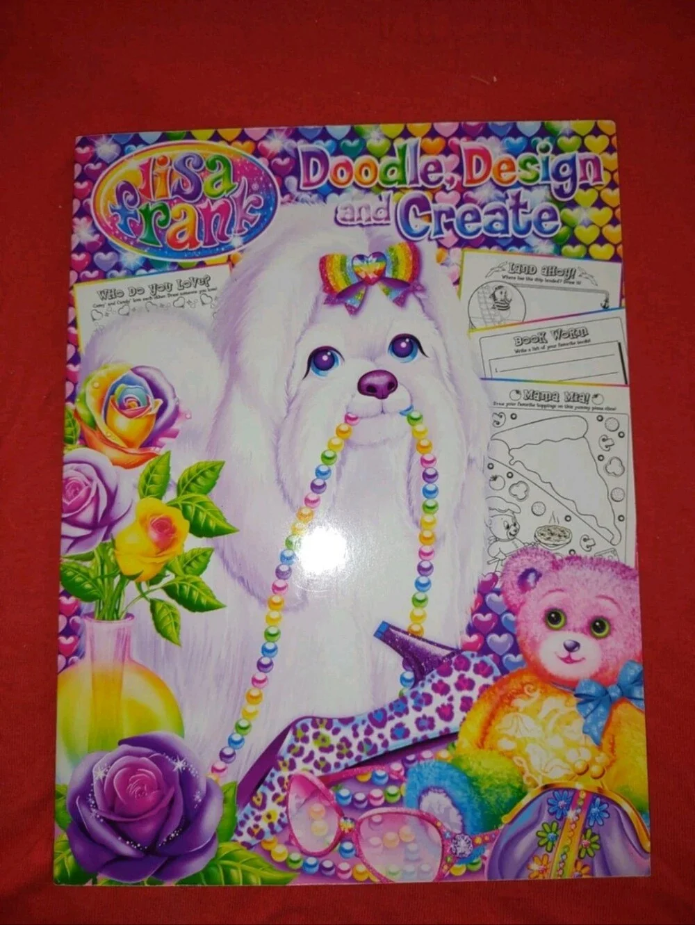 Lisa Frank Doodle Design and Create Kids Activity Coloring Book NEW Gift
